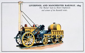 De Raket, Liverpool en Manchester Spoorwegen, 1829, 20e eeuw door Unbekannt