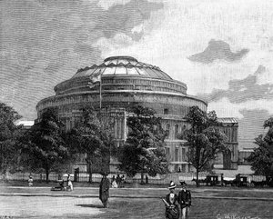 De Royal Albert Hall, Kensington, Londen, 1900 door Unbekannt