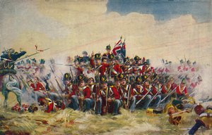 De Royal Scots. Het plein bij Quatre Bras, 1815, 1939 door Unbekannt