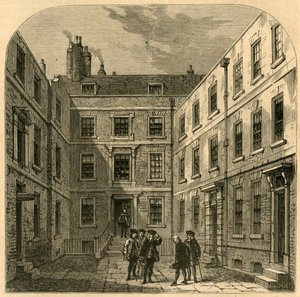 Het huis van de Royal Society in Crane Court, 1897 door Unbekannt