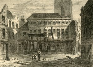 The Saracens Head, Snow Hill, ca. 1872 door Unbekannt