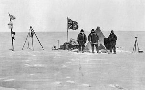 Het Shackleton kamp, Antarctica, Kerstdag, 1908