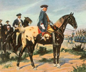 De soldatenkoning Frederik Willem I, koning van Pruisen door Unbekannt