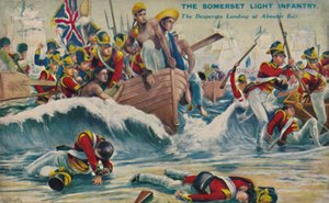 The Somerset Light Infantry. De wanhopige landing bij Aboukir Bay, 1801, 1939 door Unbekannt
