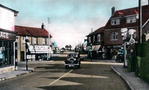 Het plein, Braunton, Devon, begin 20e eeuw door Unbekannt