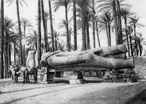 Het Standbeeld van Ramses II, Caïro, Egypte, c1920s