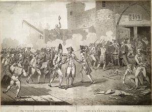 De bestorming van de Bastille op 14 juli 1789, 1789