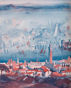 De vreemde Fata Morgana gezien in Sicilië, 1935 door Unbekannt