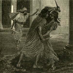 De strijd tussen Gomates en Gobryas, 1890