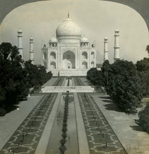 De Taj Mahal, Agra, India, 1902 door Unbekannt
