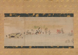 Het Verhaal van Sumiyoshi Sumiyoshi monogatari emaki, eind 13e eeuw door Unbekannt