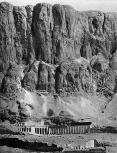 De tempel van Deir-El-Bahari, Egypte, 1936 door Unbekannt