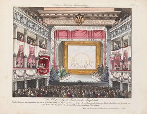 Het Theater in der Josefstadt, 1844 door Unbekannt
