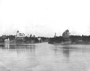 De Duizend Eilanden van de St. Lawrence Rivier, Canada, ca. 1900