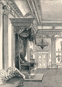 De troonzaal Dublin Castle, 1896