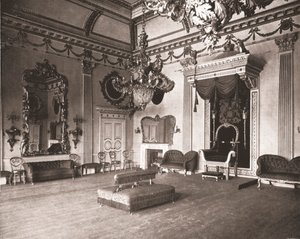 De Troonzaal, Dublin Castle, Dublin, Ierland, 1894