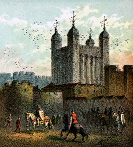 De Tower of London, ca. 1850 door Unbekannt