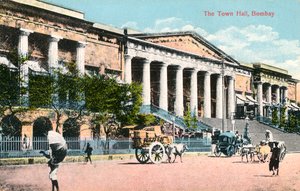 Het Stadhuis, Bombay, India, begin 20e eeuw door Unbekannt