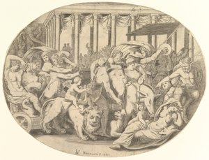 De triomf van Bacchus door Unbekannt