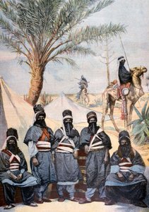 De Tuareg Karavaan in het Winter Velodrome, Parijs, 1894 door Unbekannt