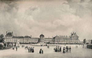 Het Tuilerieënpaleis vanuit de tuinen, 1915 door Unbekannt