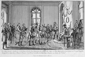 De twee consuls Cambacérès en Le Brun benoemen Napoleon tot keizer, 19e eeuw