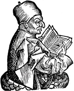 De Eerbiedwaardige Beda c673-735, Angelsaksische theoloog, geleerde en historicus