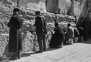 De Klaagmuur, Jeruzalem, ca. 1920s-1930s