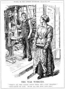 De oorlogswerkers, 1916 door Unbekannt