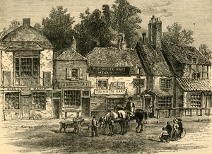 The White Hart, Knightsbridge, 1820, ca. 1876 door Unbekannt