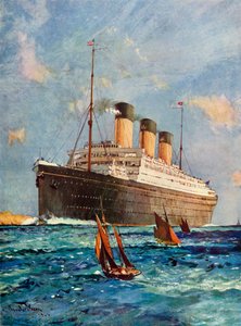 De White Star Liner Majestic door Unbekannt