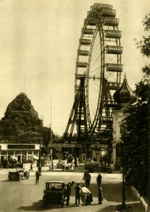 Het Wiener Riesenrad, Wenen, Oostenrijk, ca. 1935