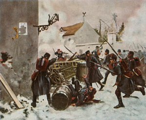 De Württemberg Divisie bij Champigny, 2 december 1870 door Unbekannt