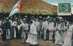 De Zapateo Typische Cubaanse Dans, c1910