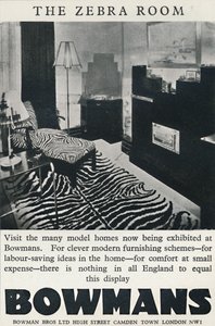 De Zebra Kamer - Bowmans, 1933