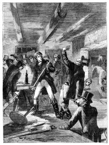 De arrestatie van de Cato Street-samenzweerders, 1820 c1895 door Unbekannt