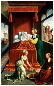 De geboorte van de Maagd, ca. 1520
