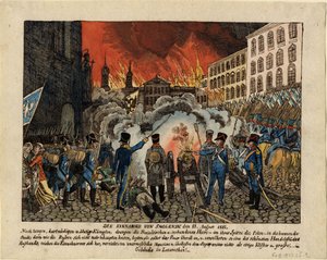 De verovering van Smolensk op 18 augustus 1812 door Unbekannt