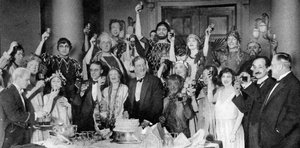 De cast van Een Midzomernachtsdroom, de Groene Kamer, Drury Lane Theater, Londen, 1926-1927