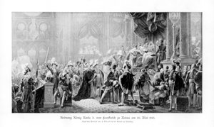 De kroning van koning Karel X van Frankrijk, Reims, 20 mei 1825, 1900 door Unbekannt