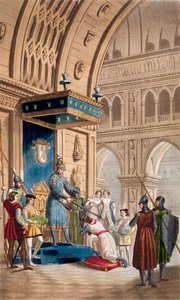 De creatie van een Tempeliersridder, ca. 1820-1830 door Unbekannt