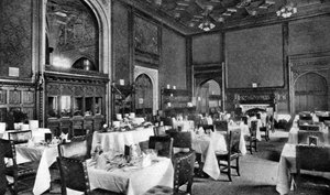 De eetkamer van het Lagerhuis, Londen, 1926-1927 door Unbekannt