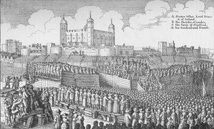 De executie van de Graaf van Strafford op Tower Hill, Londen, 12 mei 1641, 1903 door Unbekannt