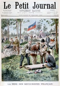 Het feest voor de Eerste Hulp medewerkers, 1901 door Unbekannt