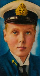 De toekomstige koning Edward VIII toen hij cadet was in de Koninklijke Marine, c1907-c1910