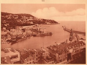 De haveningang en Mont-Boron, Nice, 1930