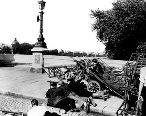 De bevrijding van Parijs, augustus 1944 door Unbekannt