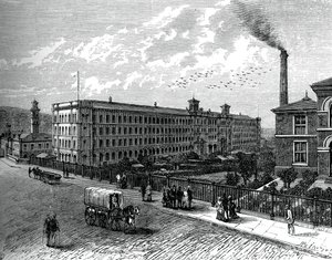 De molen in Saltaire