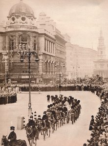 De ontroerende eenvoud van de laatste reis van koning George door Londen, 1936 door Unbekannt