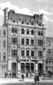 De nieuwe kantoren van de Daily Telegraph, Fleet Street, Londen, 1882 door Unbekannt